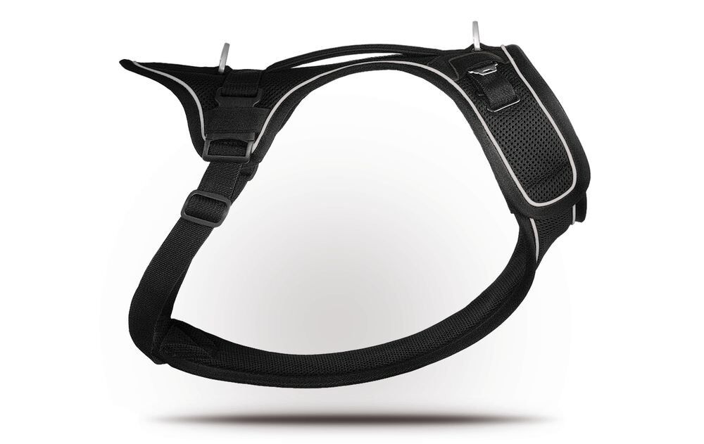 Curli - Harnais Belka Air-Mesh en Noir pour Chiens - S Image num&eacute;ro 3