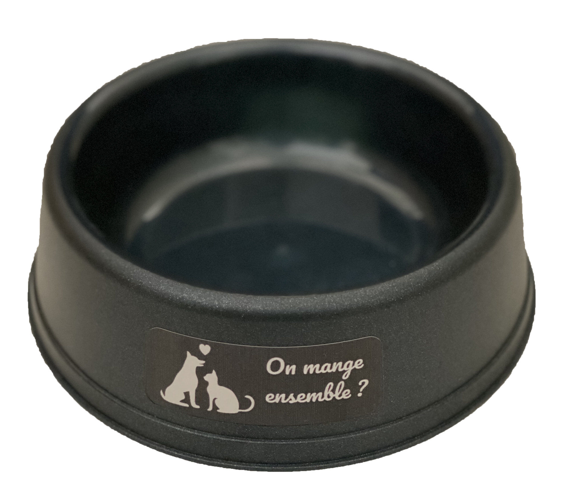 Animalis - Gamelle solidaire &laquo; On mange ensemble &raquo; pour Chien et Chat - 500ml Image num&eacute;ro 1