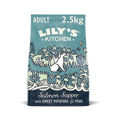 Lily's Kitchen - Croquettes Naturelles et Complètes Saumon et Patates Douces pour Chien - 2,5Kg