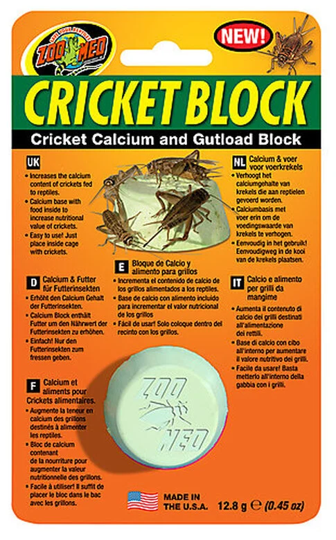 Zoomed - Bloc de calcium pour cricket - 12,8g Image numéro 1 Zoomed - Bloc de calcium pour cricket - 12,8g Image numéro 1
