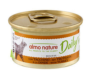 Almo Nature - Boîte Daily Menu en Mousse à la Dinde pour Chat - 85g