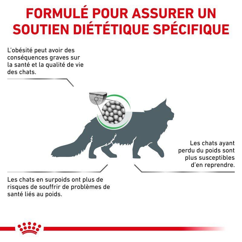 Royal Canin - Croquettes Veterinary Diet Satiety Weight Management pour Chat - 3,5Kg Image num&eacute;ro 3