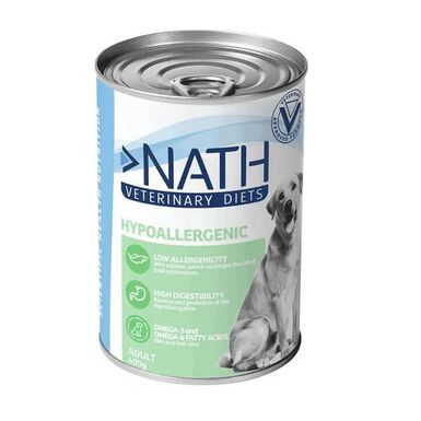 Nath Veterinary Diet - Aliment humide Hypoallergenic pour Chien - 400G