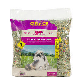 Orycs - Foin pour Rongeurs de Prairie de Fleurs - 500g