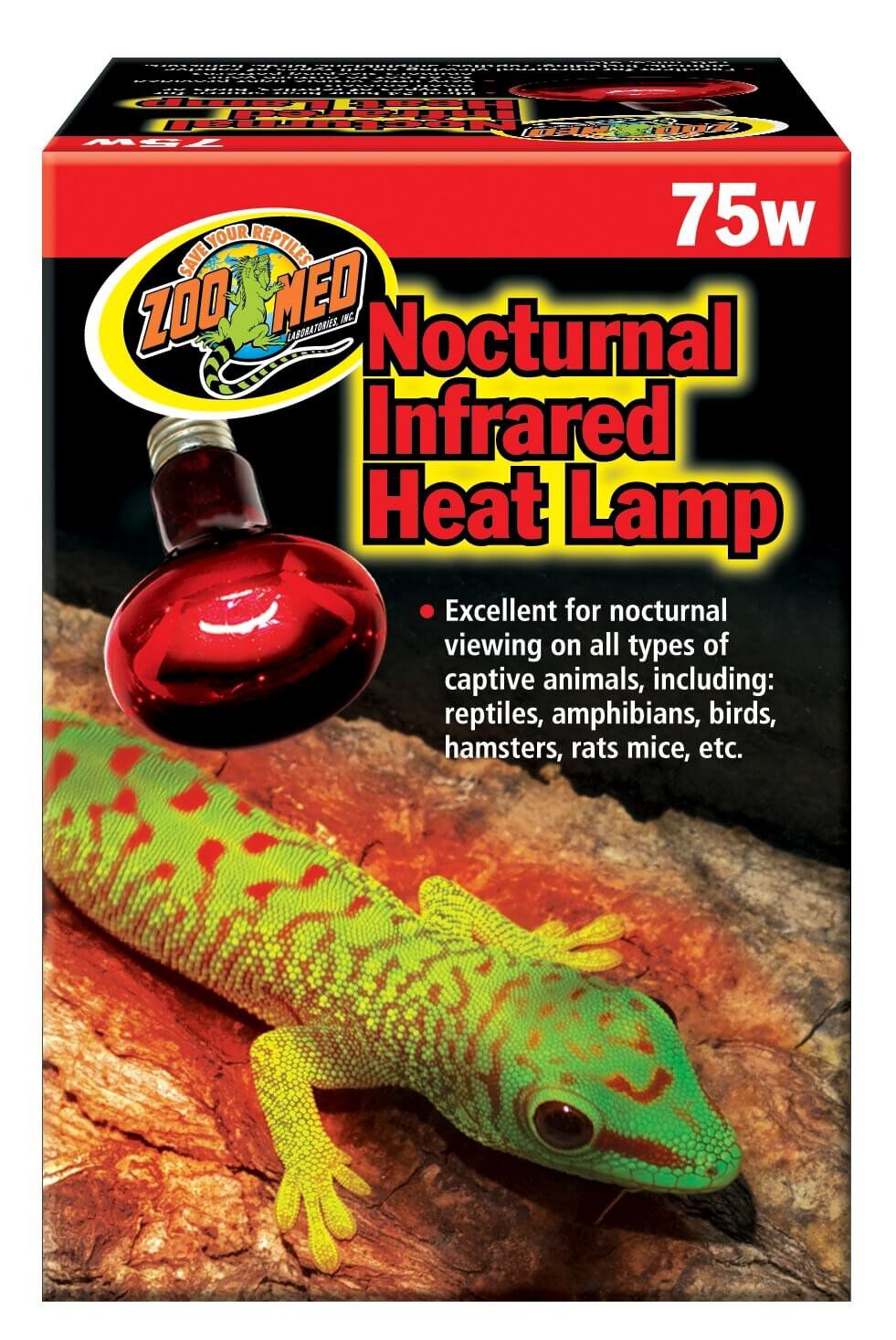 Zoomed - Lampe Chauffante Infrarouge pour Reptiles - 75w Image num&eacute;ro 1