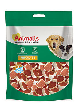 Animalis - Friandises Bouchées Poulet et Poisson pour Chien - 100g