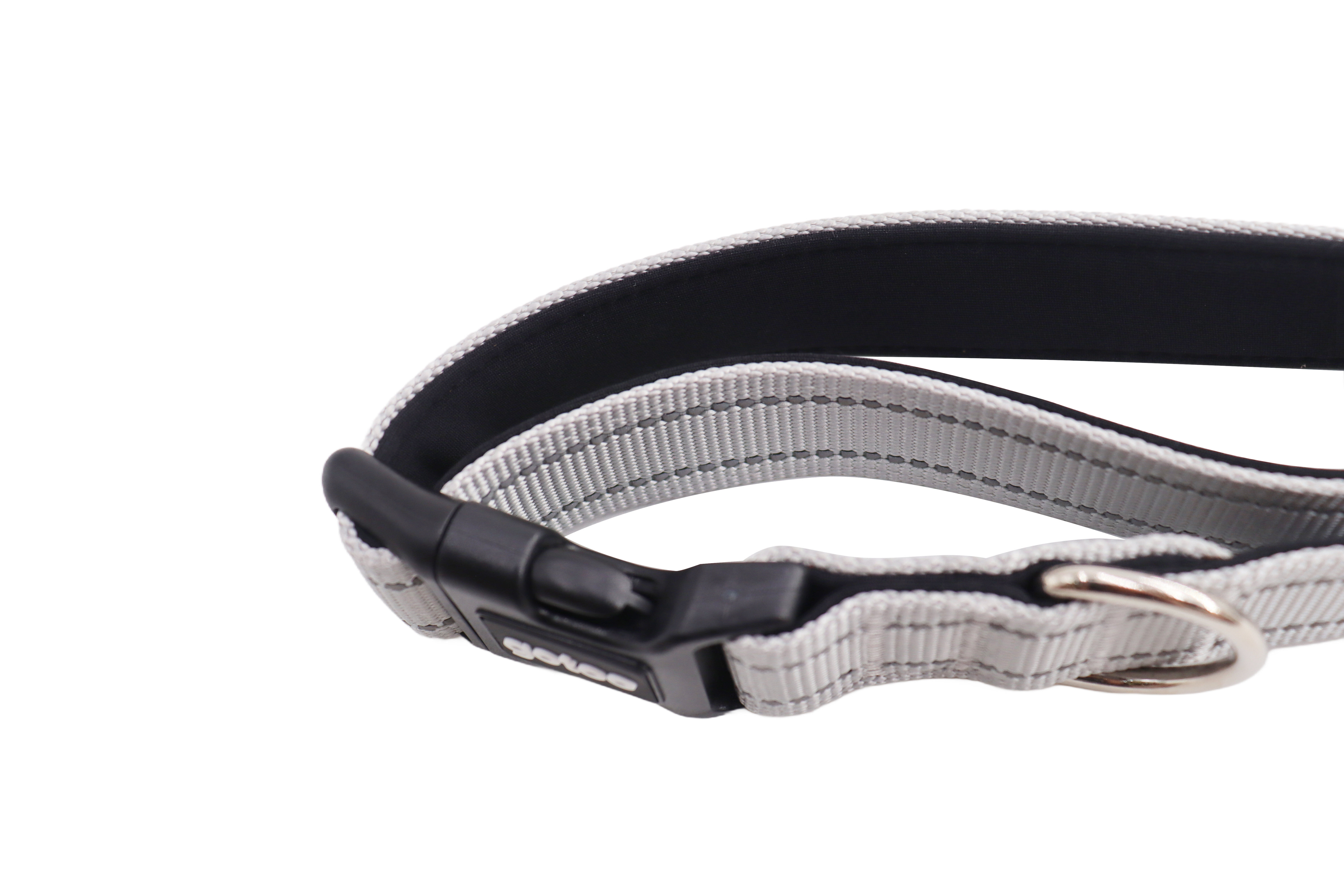Gotoo - Collier Essentials en Nylon Premium Gris pour Chien - XS Image num&eacute;ro 2