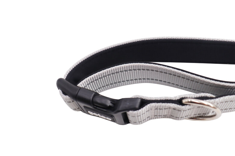 Gotoo - Collier Essentials en Nylon Premium Gris pour Chien - XS Image numéro 2 Gotoo - Collier Essentials en Nylon Premium Gris pour Chien - XS Image numéro 2