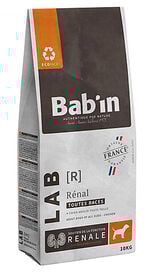 Bab'in - Croquettes Vétérinaires LAB Insuffisance Rénale pour Chien Medium & Maxi