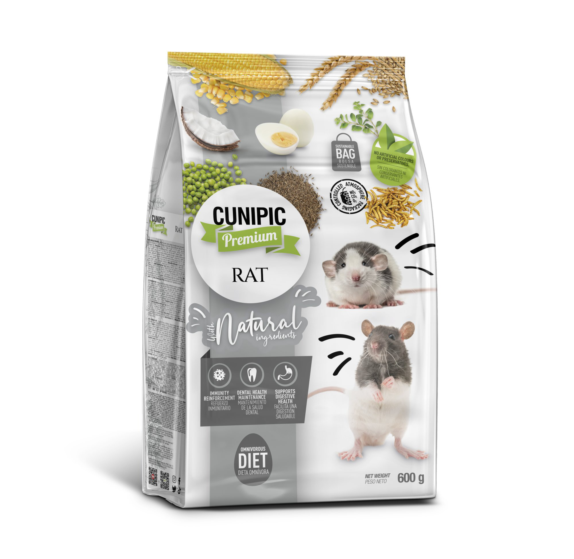 Cunipic - Aliment Natural pour Rats - 600g Image num&eacute;ro 1