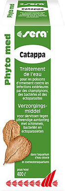 Sera - Traitement d'Eau Phyto Med Catappa pour Poissons d'Eau Douce - 50ml