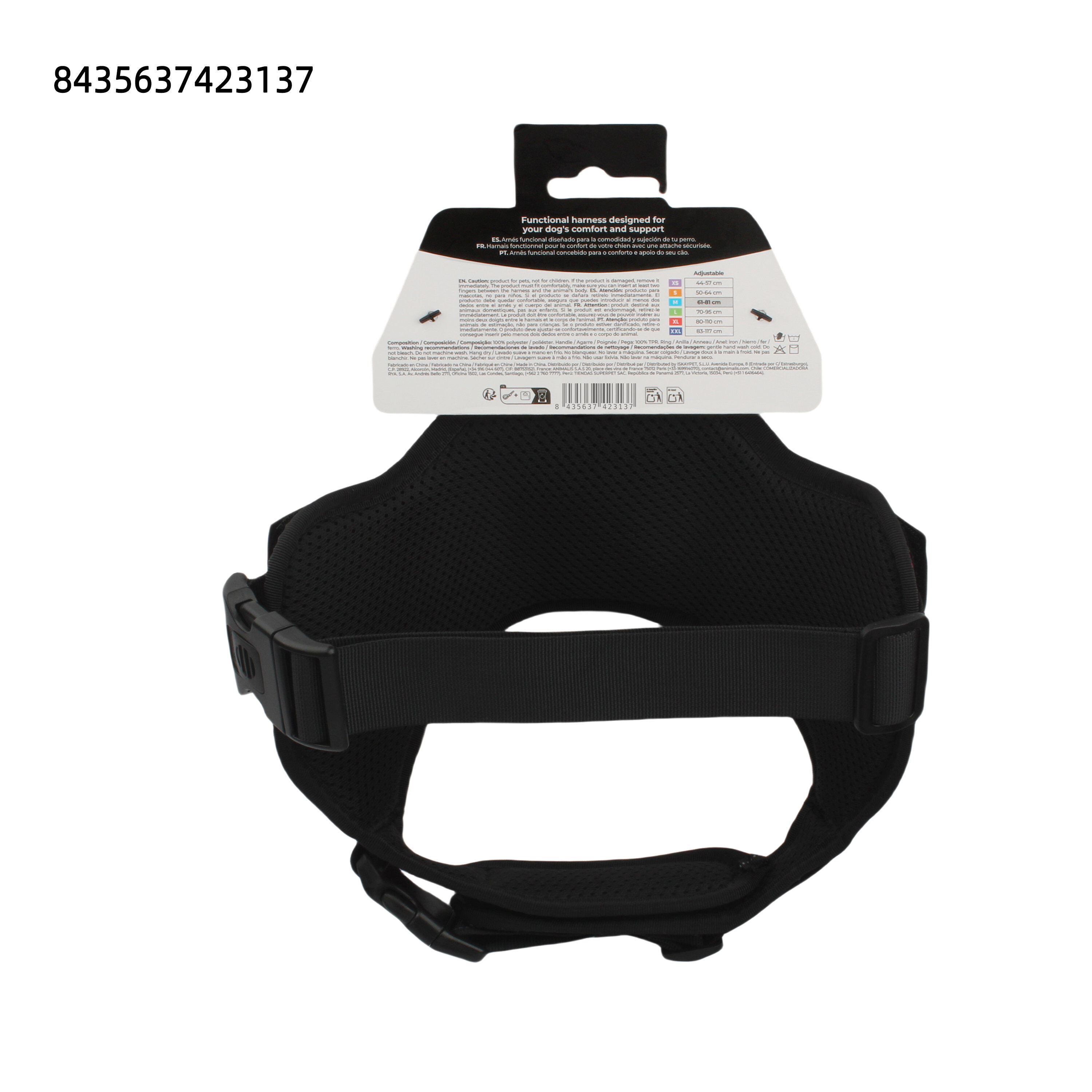 Gotoo - Harnais Essentials Rouge pour Chien - S Image num&eacute;ro 6