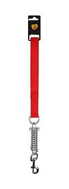 Animalis - Laisse Amortisseur Confort de 25mm et 50cm pour Chien - Rouge