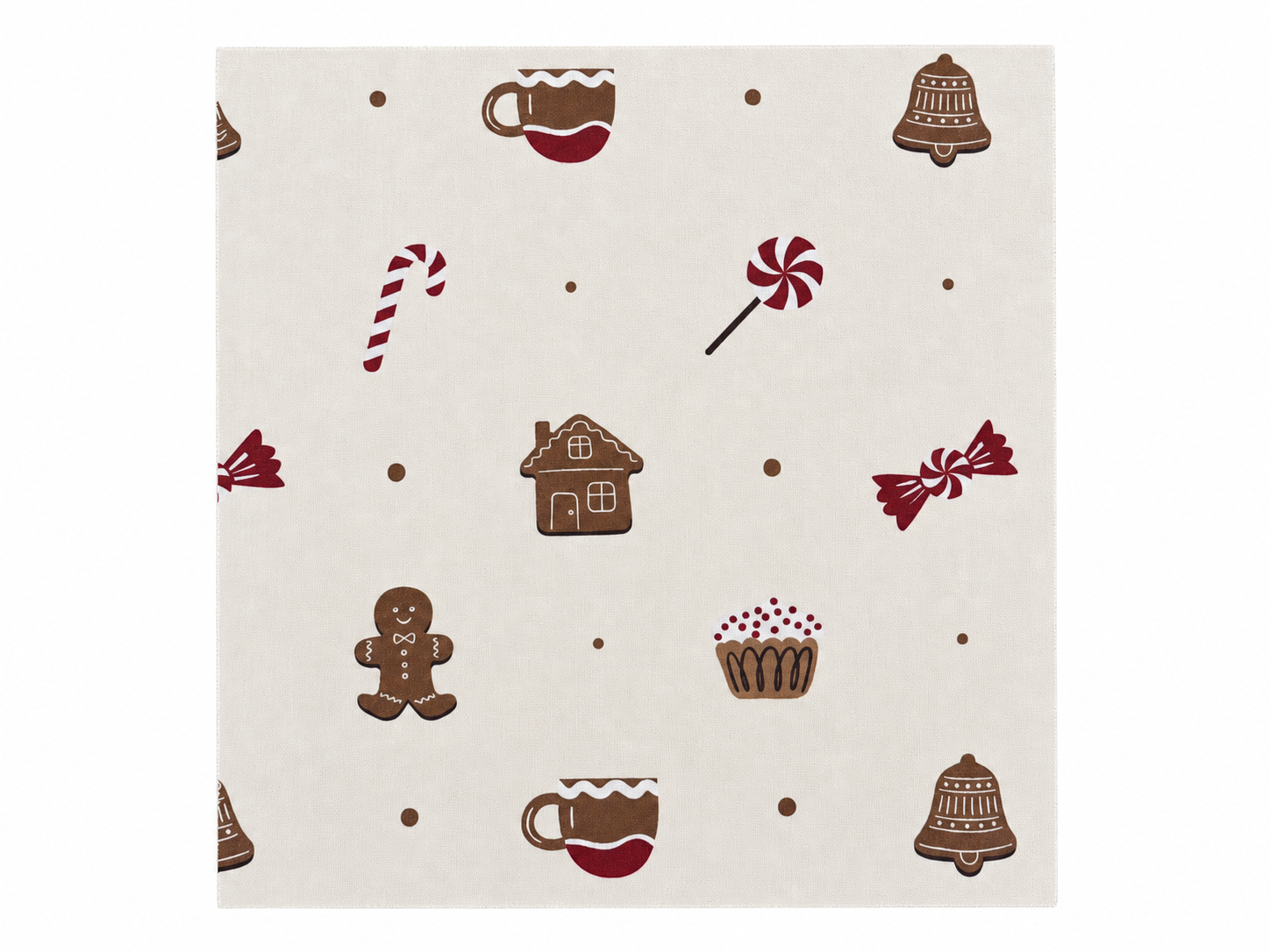 Wonder Christmas - Matelas Motif Bonbon pour Chien - M Image num&eacute;ro 4