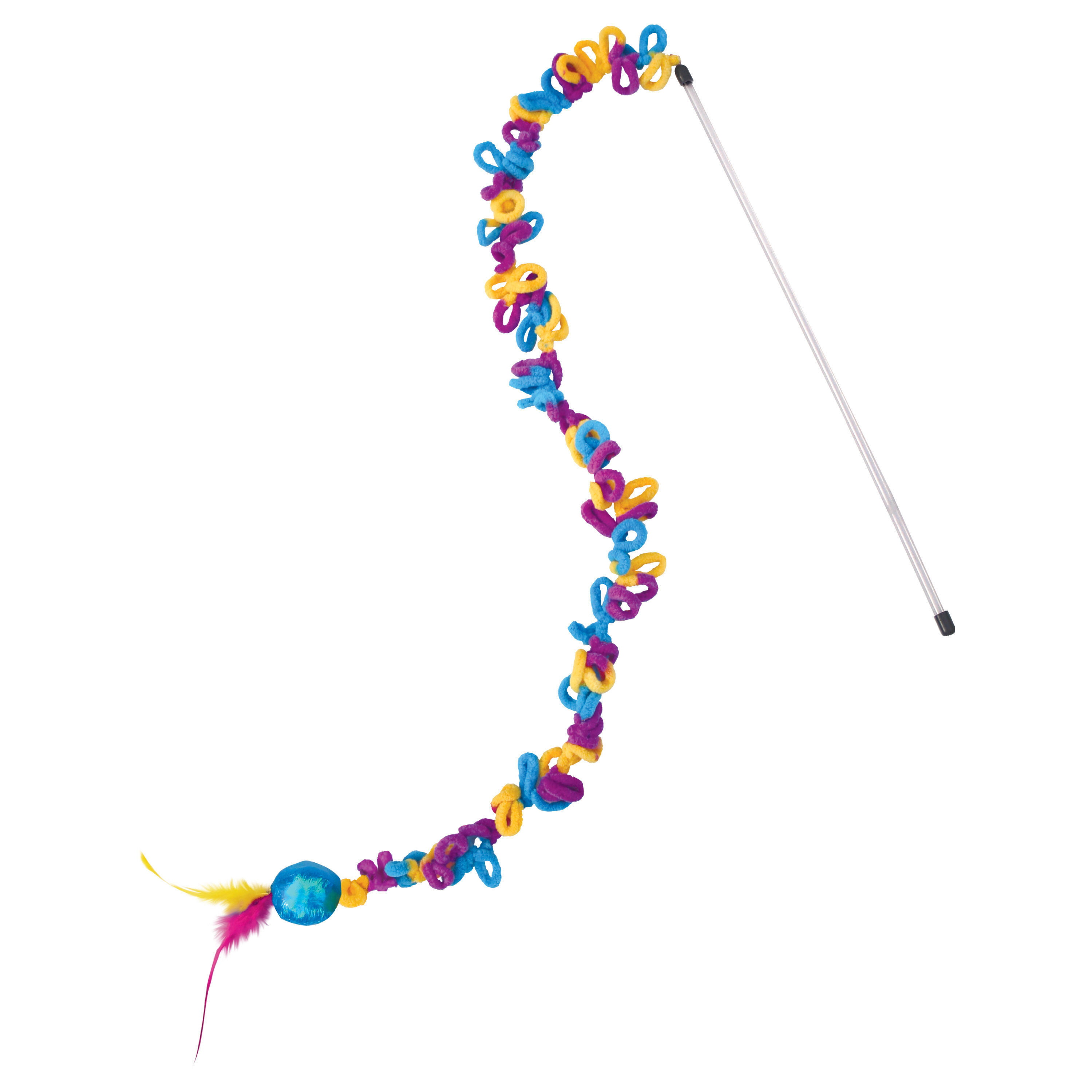 KONG - Jouet Canne &agrave; P&ecirc;che Teaser Loopz pour Chat - 147cm Image num&eacute;ro 1