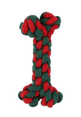 Wouapy - Jouet Os Corde de Noël pour Chiens