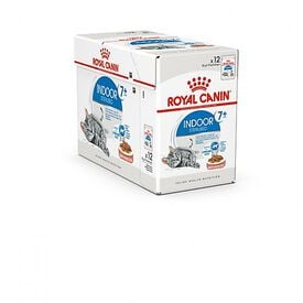Royal Canin - Sachets Indoor 7+ en Sauce pour Chat - 12x85g