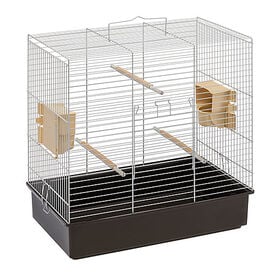 Ferplast - Cage Sonia pour Oiseaux - Gris