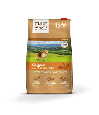 True Origins Pure - Croquettes au Poulet pour Chien Adulte - 3kg