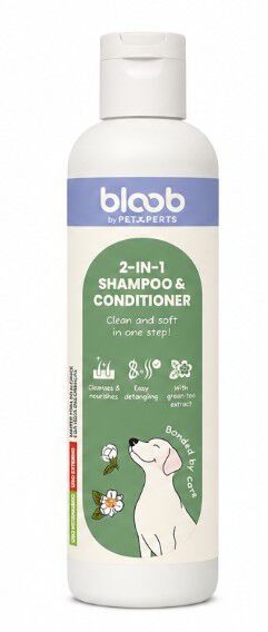 Bloob - Shampoing Conditionneur 2 en 1 Parfum Th&eacute; Vert pour Chiens - 300ml Image num&eacute;ro 1
