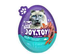 Joy & Toy - &OElig;uf Surprise Snack Chips de Thon + Jouet - 20g