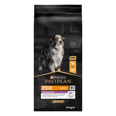 Pro Plan - Croquettes OptiAge Medium & Large Adult 7+ Poulet pour Chien Senior