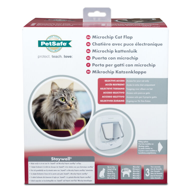 PetSafe - Porte à Puce Electronique pour Chiens et Chats - Blanc Image numéro 1 PetSafe - Porte à Puce Electronique pour Chiens et Chats - Blanc Image numéro 1