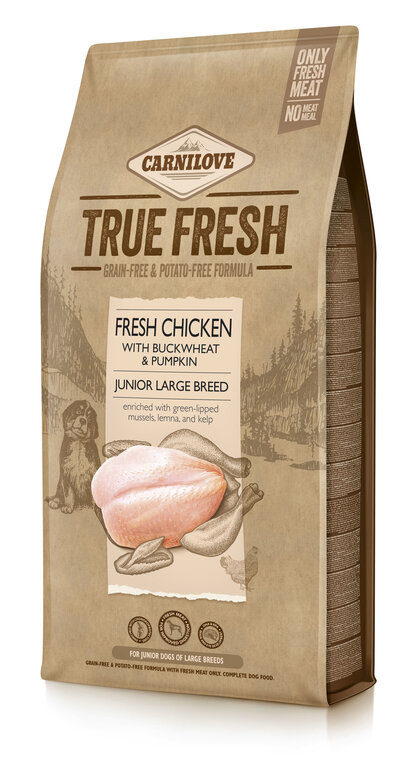 Carnilove - Croquettes True Fresh Large Junior au Poulet pour Chiots - 11,4Kg Image numéro 1 Carnilove - Croquettes True Fresh Large Junior au Poulet pour Chiots - 11,4Kg Image numéro 1