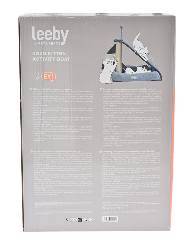 Leeby - Griffoir Kitten Bateau pour Chats - 46x57cm Image numéro 8 Leeby - Griffoir Kitten Bateau pour Chats - 46x57cm Image numéro 8