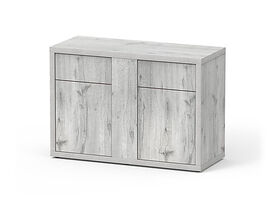Aquatlantis - Meuble SUBLIME 120 Chêne Blanc pour Aquarium - 120x50x83cm