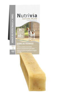 Nutrivia Nature Plus - Barre au Fromage à Mâcher pour Chien