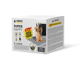 Croci - Tapis Hygiénique Super NAPPY Charbon Actif (x40)