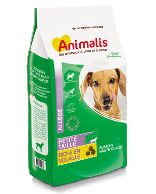 Animalis - Croquettes Allégées au Poulet pour Chien Stérilisé de Petite Taille - 2Kg