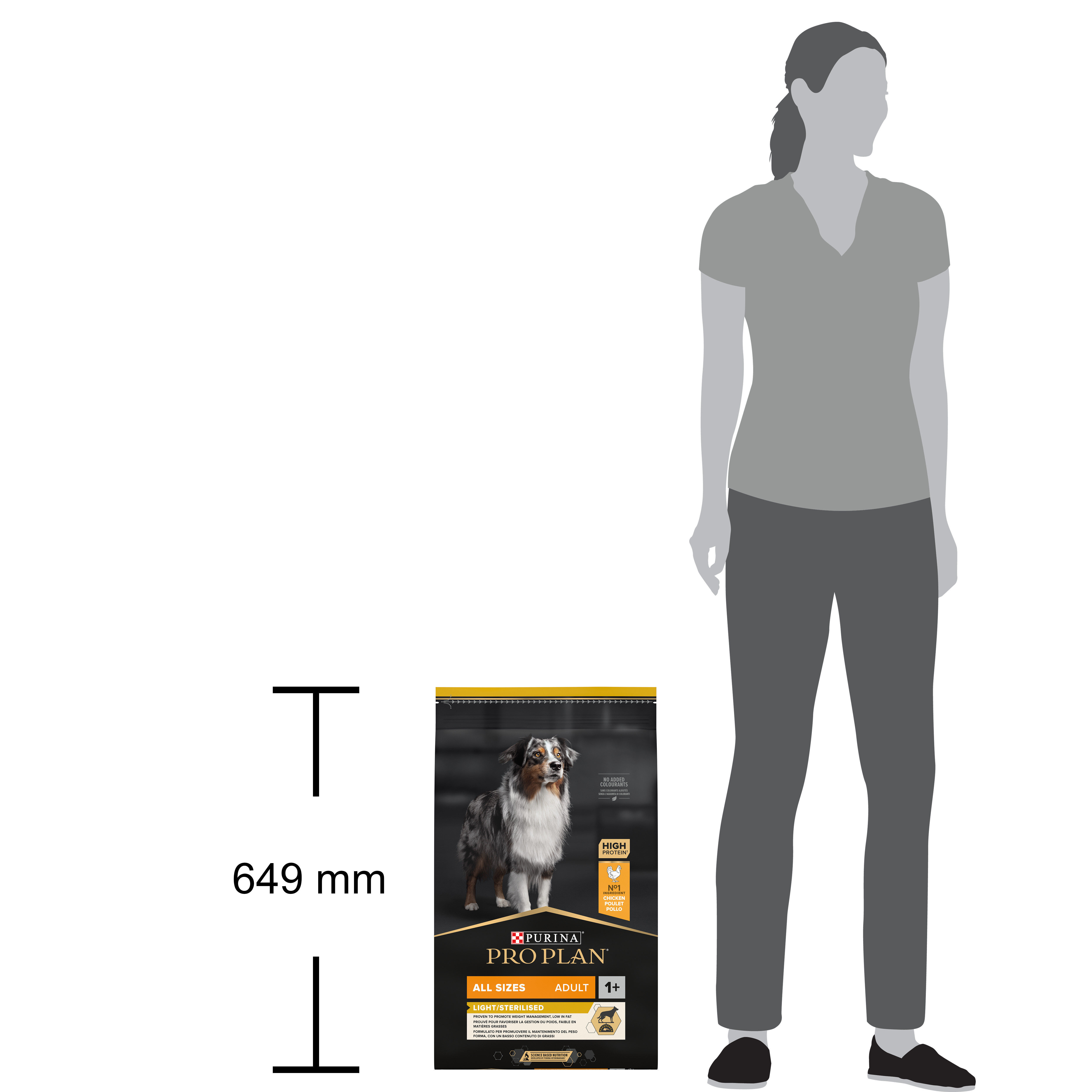 Pro Plan - Croquettes All Size Light Sterilised Poulet pour Chien - 7Kg Image num&eacute;ro 6