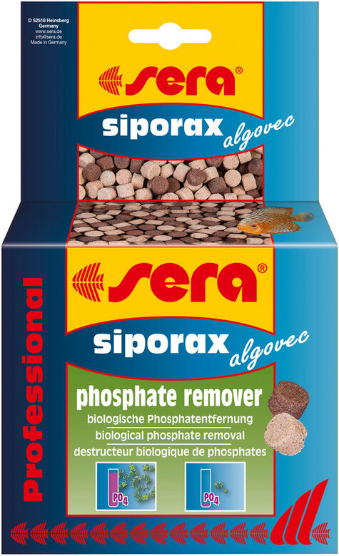 Sera - Anti-Phosphates Siporax Algovec Professional pour Aquarium - 500ml/210 g Image numéro 1 Sera - Anti-Phosphates Siporax Algovec Professional pour Aquarium - 500ml/210 g Image numéro 1