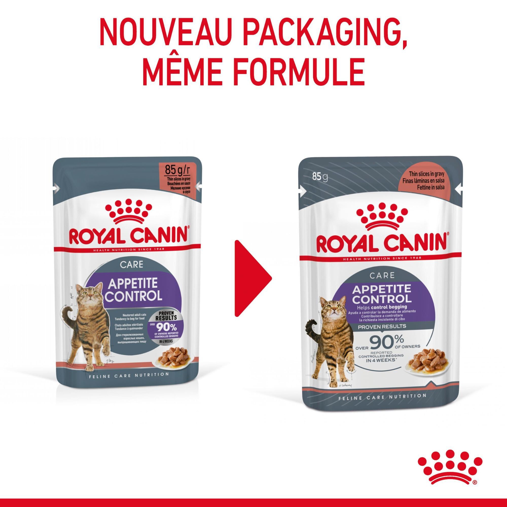 Royal Canin - Sachets Appetite Control Care en Sauce pour Chat - 12x85g Image num&eacute;ro 10