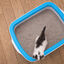 Noba - Bac à Litière Anti-Odeur pour Chats - Gris Indicateur image numéro 4
