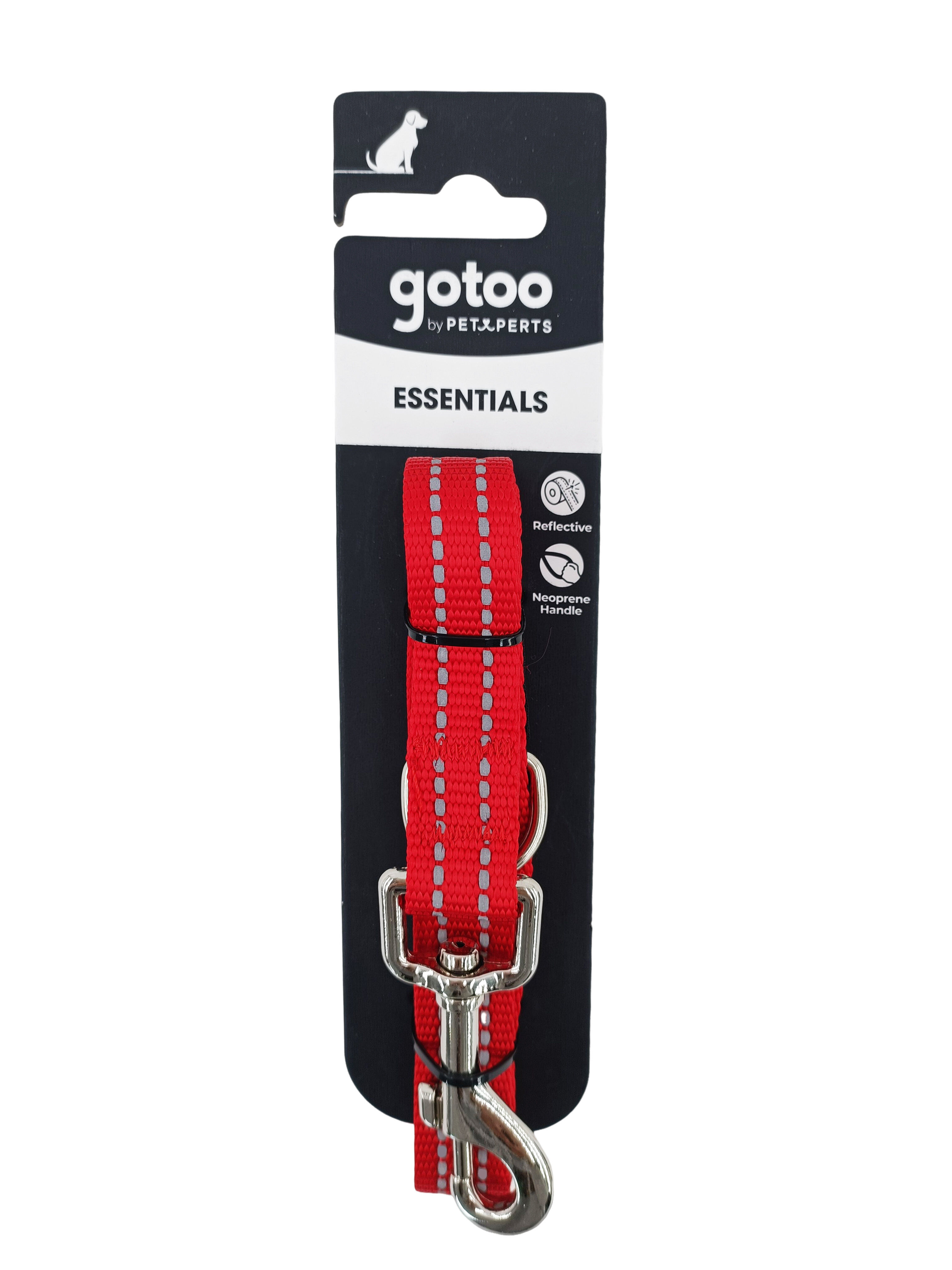 Gotoo - Laisse Essentials en Nylon Premium Rouge pour Chien Image num&eacute;ro 6