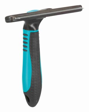 Trixie - Brosse carde, en plastique/lame en métal pour Chien