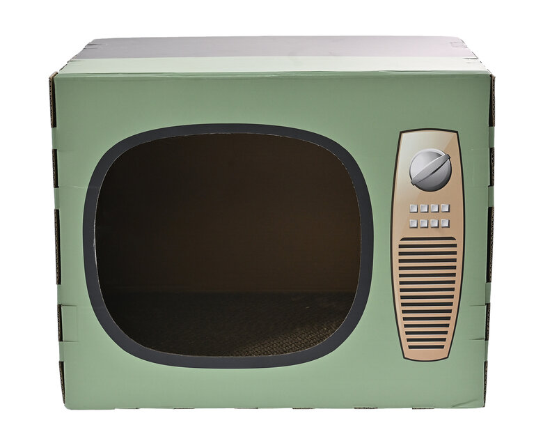 Leeby - Griffoir Carton TV pour Chats - 42,5x34cm Image numéro 1 Leeby - Griffoir Carton TV pour Chats - 42,5x34cm Image numéro 1