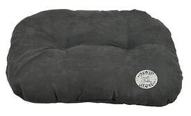 Bobby - Coussin Mousse Poilu Bicolor Noir pour Chiens