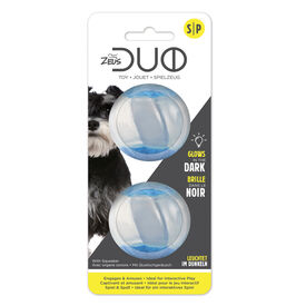 Zeus Duo Ball siffleur/luminescent 2pc - 5 cm