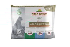 Almo Nature - Sachets Classic Multipack en Gelée au Thon pour Chat - 6x55g