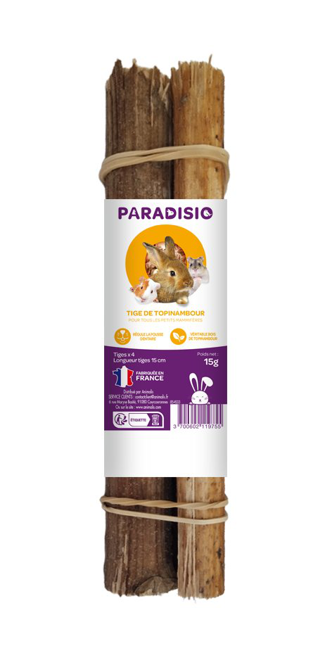 Paradisio - Buchette Topinambour pour Rongeurs - x4 Image num&eacute;ro 1
