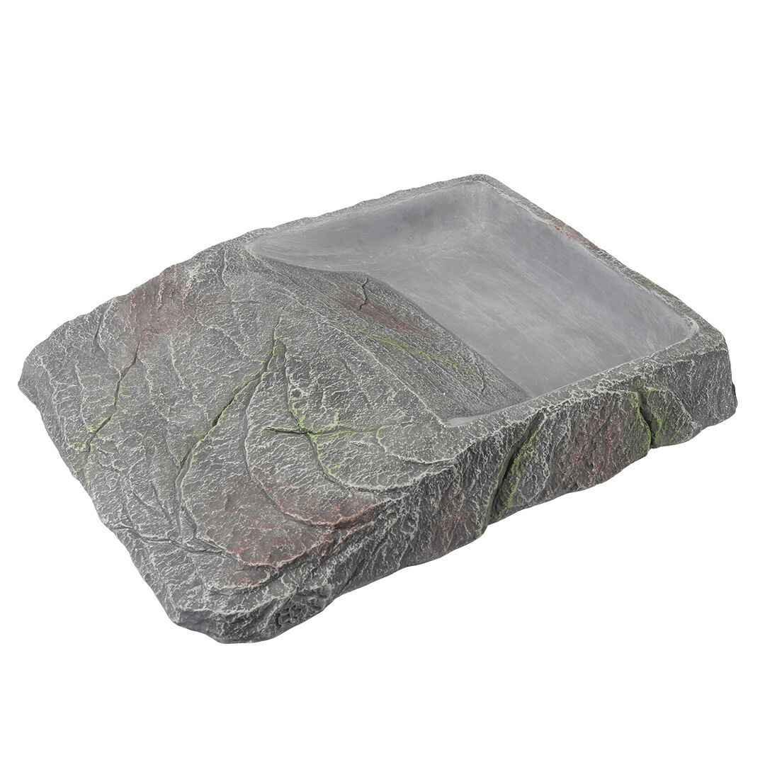 Terra Della - Abreuvoir D&eacute;coratif Bol pour Tortues - 29x4,5x22cm Image num&eacute;ro 1