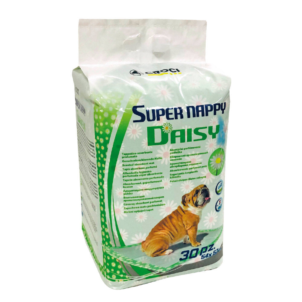 Croci - Tapis Hyg&eacute;nique Super Nappy Daisy pour Chiots - 57x54cm Image num&eacute;ro 3