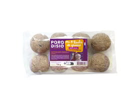 Paradisio - Boules de Graisse aux Baies et Insectes pour Oiseaux des Jardins - x8