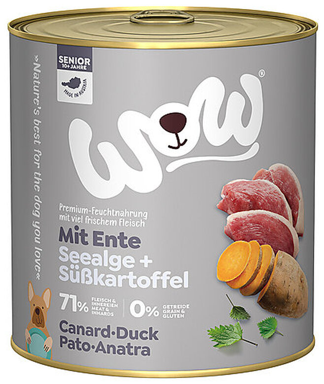 WOW - Reaps Complet Senior au Canard pour Chiens - 800g image number null
