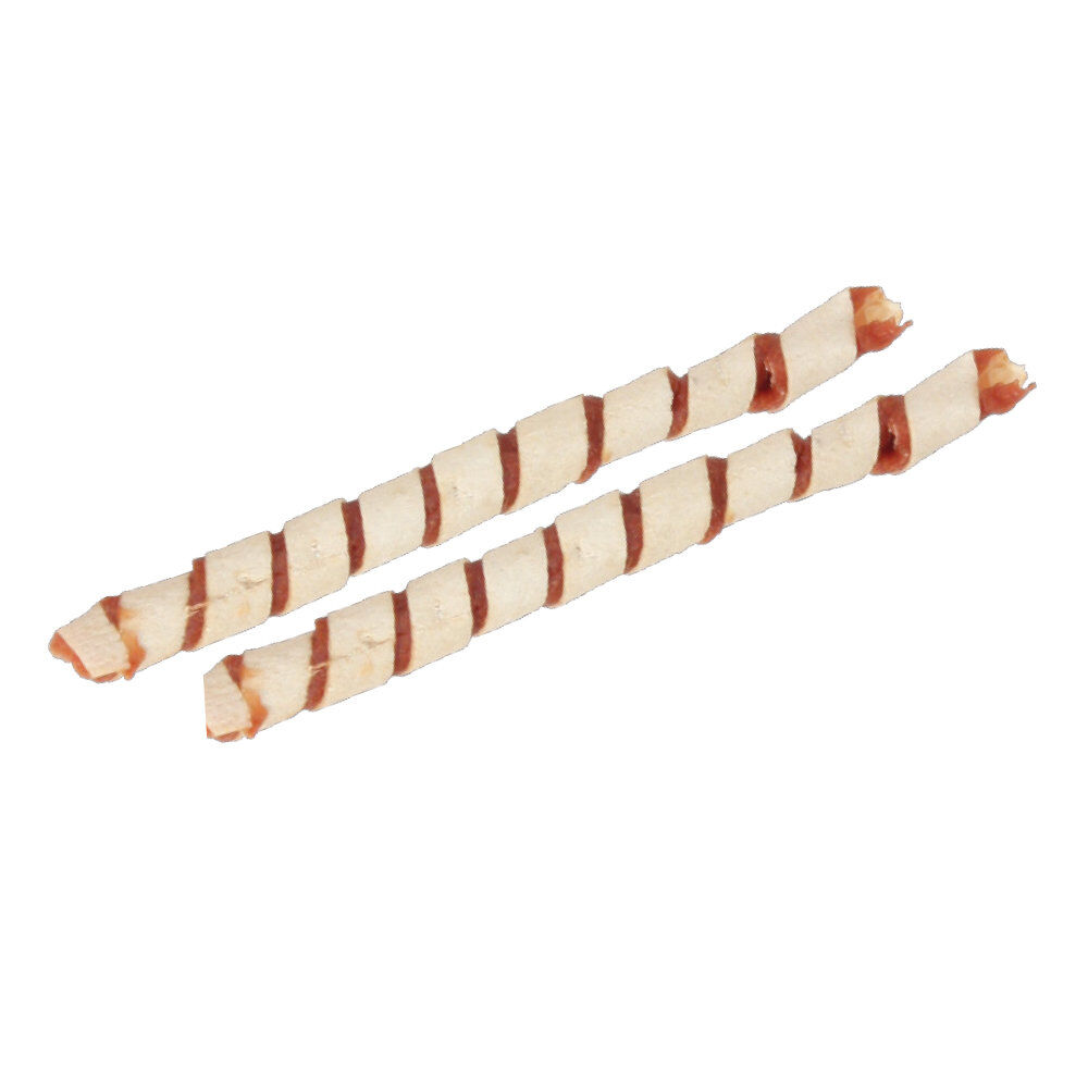 Croci - Friandises Tasty Twisted Sticks Canard et Morue pour Chiens - 80g Image num&eacute;ro 1