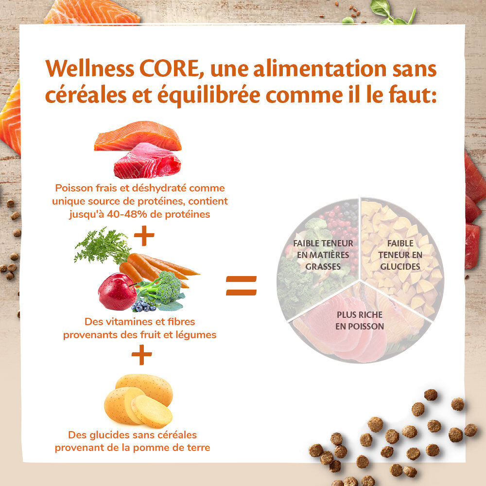 Wellness CORE - Croquettes Sterilised Saumon pour Chat - 1,75Kg Image num&eacute;ro 5